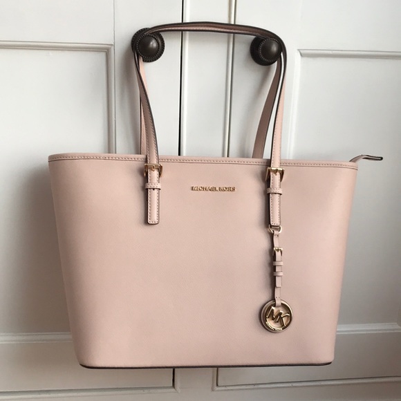 mk jet set travel carryall tote